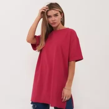 Футболка женская, цвет розовый, размер ONE SIZE (42-46)