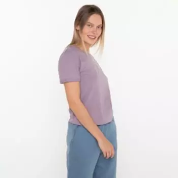 Футболка женская, цвет серый, размер 50