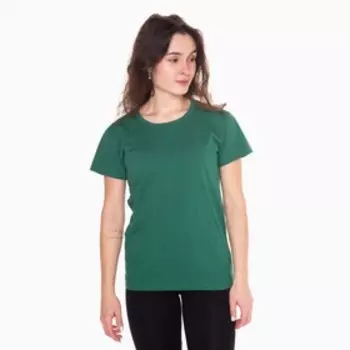 Футболка женская, цвет тёмно-зелёный, размер 44