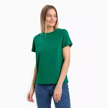 Футболка женская CHIC&CHARISMA, тёмно-зелёная, размер 44-46 (L)