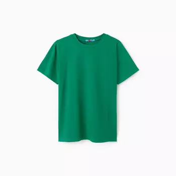 Футболка женская, цвет тёмно-зелёный, размер 44 (M)