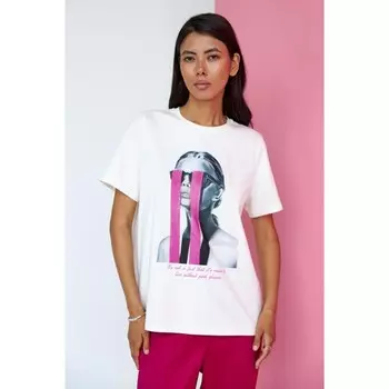 Футболка женская Eliseeva Olesya, размер L, цвет белый