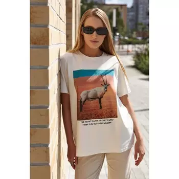 Футболка женская Eliseeva Olesya, размер M, цвет белый