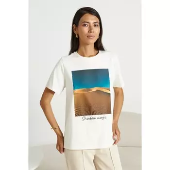 Футболка женская Eliseeva Olesya, размер XL, цвет белый