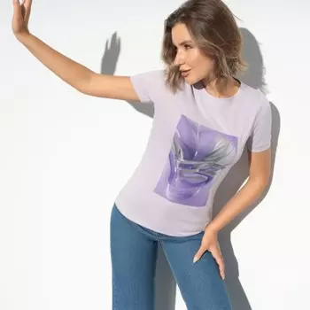 Футболка женская «Глянцевая жизнь», размер 52