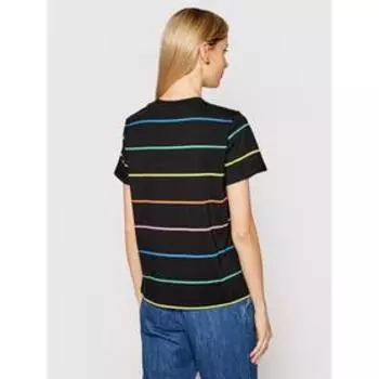 Футболка женская HIGH RIB REGULAR TEE WORN BLACK, размер 42 (W7N9GHZ01)