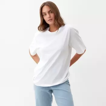 Футболка женская KAFTAN: Basic line, белая, размер 40-42