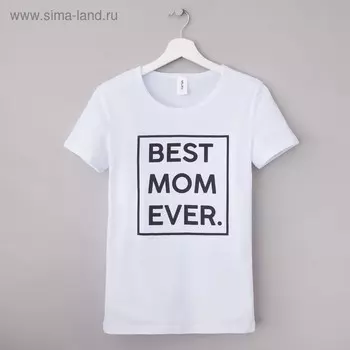 Футболка женская KAFTAN "Best", белый, р. 44