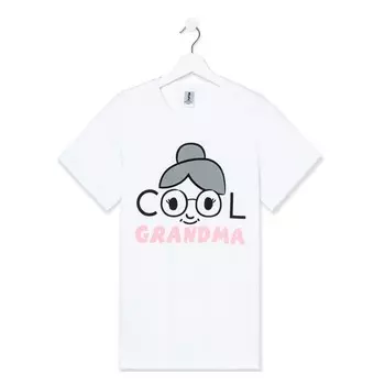 Футболка женская KAFTAN Cool grandma, размер 48-50, белый