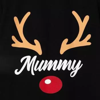 Футболка женская KAFTAN "Хmas mom" размер 48-50