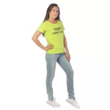 Футболка женская КФ1384П4, размер 48, цвет зелёный