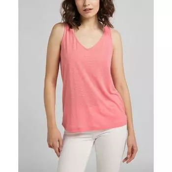 Футболка женская Lee V NECK TANK CHERRY BLOSSOM, размер 48-50 (L44UENQJ)