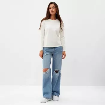 Футболка женская (лонгслив) MIST , р. 2XL, белый