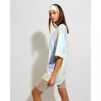 Футболка женская MINAKU: Casual Collection цвет лимонный, р-р 44 (ПОДАРОК: повязка)