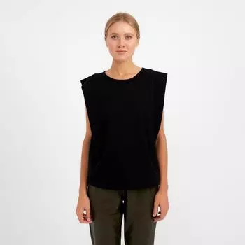 Футболка женская MINAKU OVERSIZE FIT, чёрная, размер 48