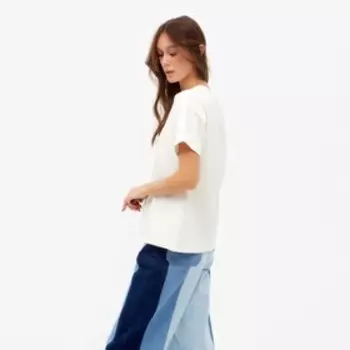 Футболка женская MINAKU Paradise, экрю, размер 44