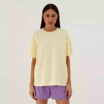 Футболка женская MIST basic, L-XL, жёлтый