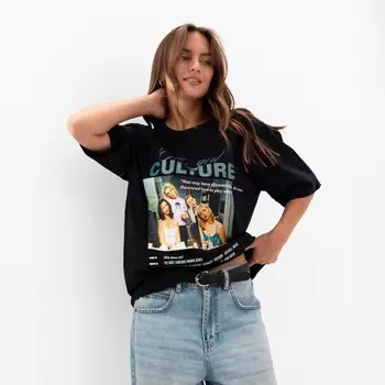 Футболка женская MIST Culture, размер 44, чёрная