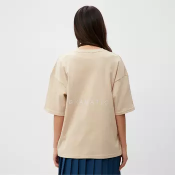 Футболка женская MIST Dramatic, размер L-XL, бежевая