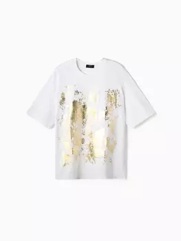 Футболка женская MIST Gold, размер 44, белая