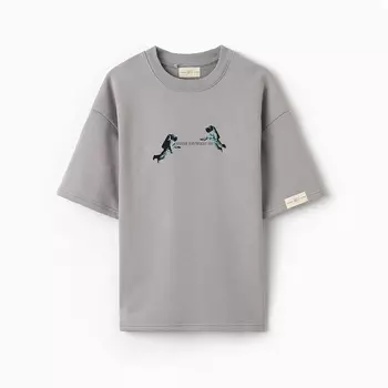 Футболка женская MIST Moon, светло-серый, р.50