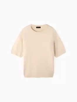 Футболка женская MIST, размер 42-44, бежевая