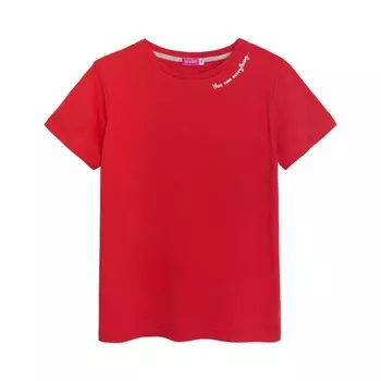 Футболка женская, размер 44, цвет алый