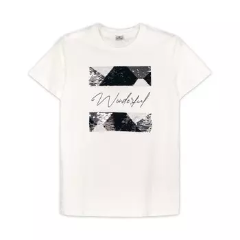 Футболка женская, размер 44, цвет молочный