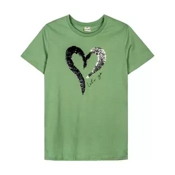 Футболка женская, размер 44, цвет зелёный