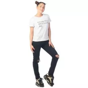 Футболка женская, размер 50, цвет белый