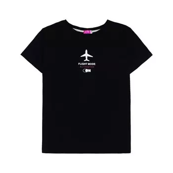 Футболка женская, размер 50, цвет чёрный