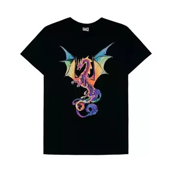 Футболка женская, размер 50, цвет чёрный