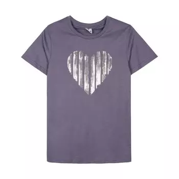 Футболка женская, размер 50, цвет серо-фиолетовый