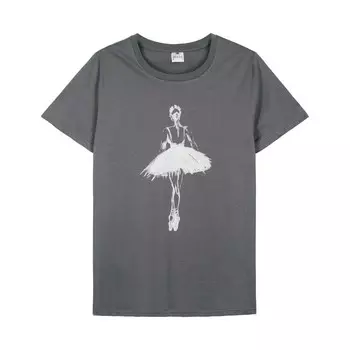 Футболка женская, размер 50, цвет серый