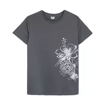 Футболка женская, размер 50, цвет серый