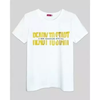 Футболка женская, размер 54, цвет белый