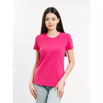 Футболка женская, размер 54, цвет фуксия