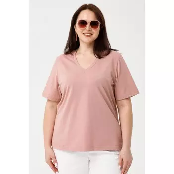 Футболка женская, размер 64, цвет пудровый