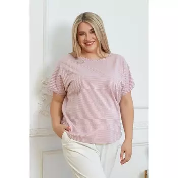 Футболка женская, размер 68, цвет пудровый