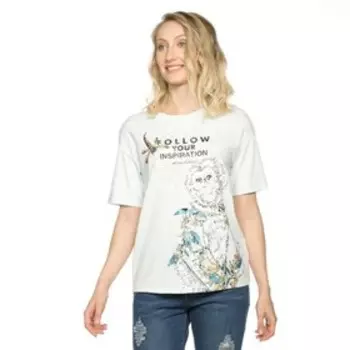 Футболка женская , размер s, цвет аквамарин