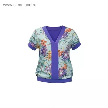 Футболка женская, размер S, цвет лиловый