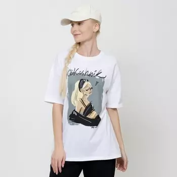 Футболка женская , размер xl, цвет белый