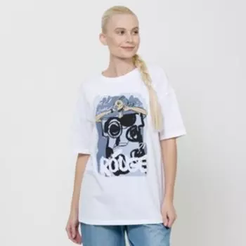 Футболка женская , размер xxs, цвет белый