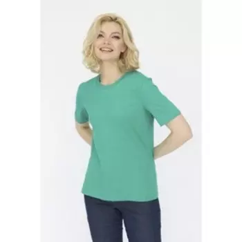 Футболка женская с круглым вырезом, размер 54