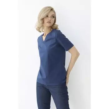 Футболка женская с V-образным вырезом, размер 48