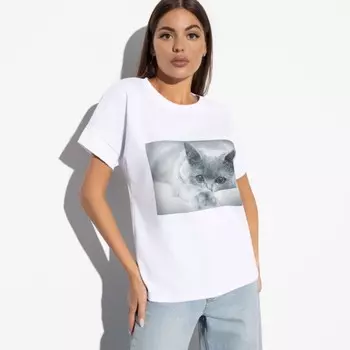 Футболка женская «В твою честь», размер 44