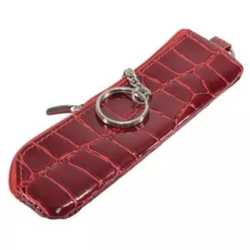 Футляр для ключей, цвет красный