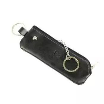 Футляр для ключей, н/к, черный пулап