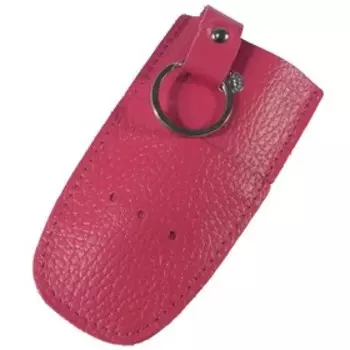 Футляр для ключей на кнопке, цвет розовый