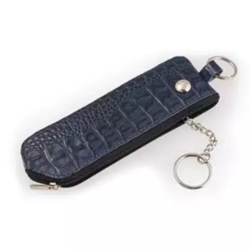 Футляр для ключей на молнии, цвет синий